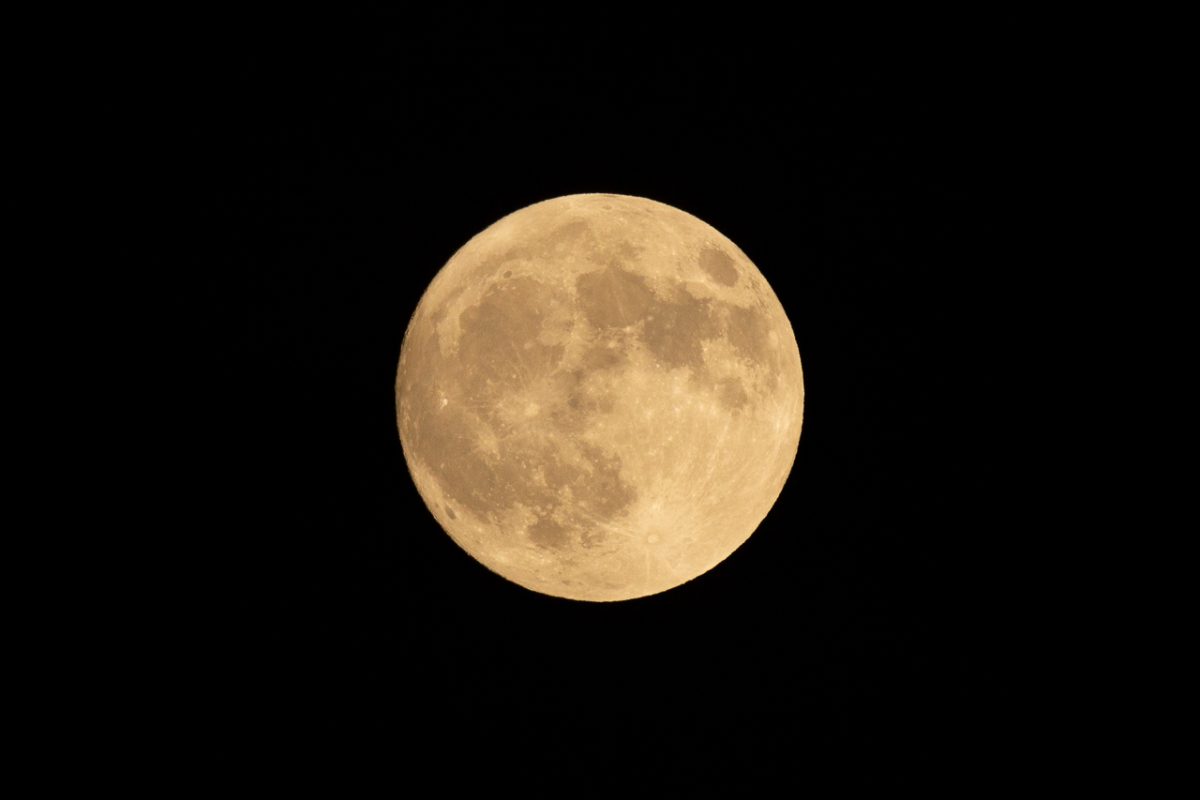 The moon.