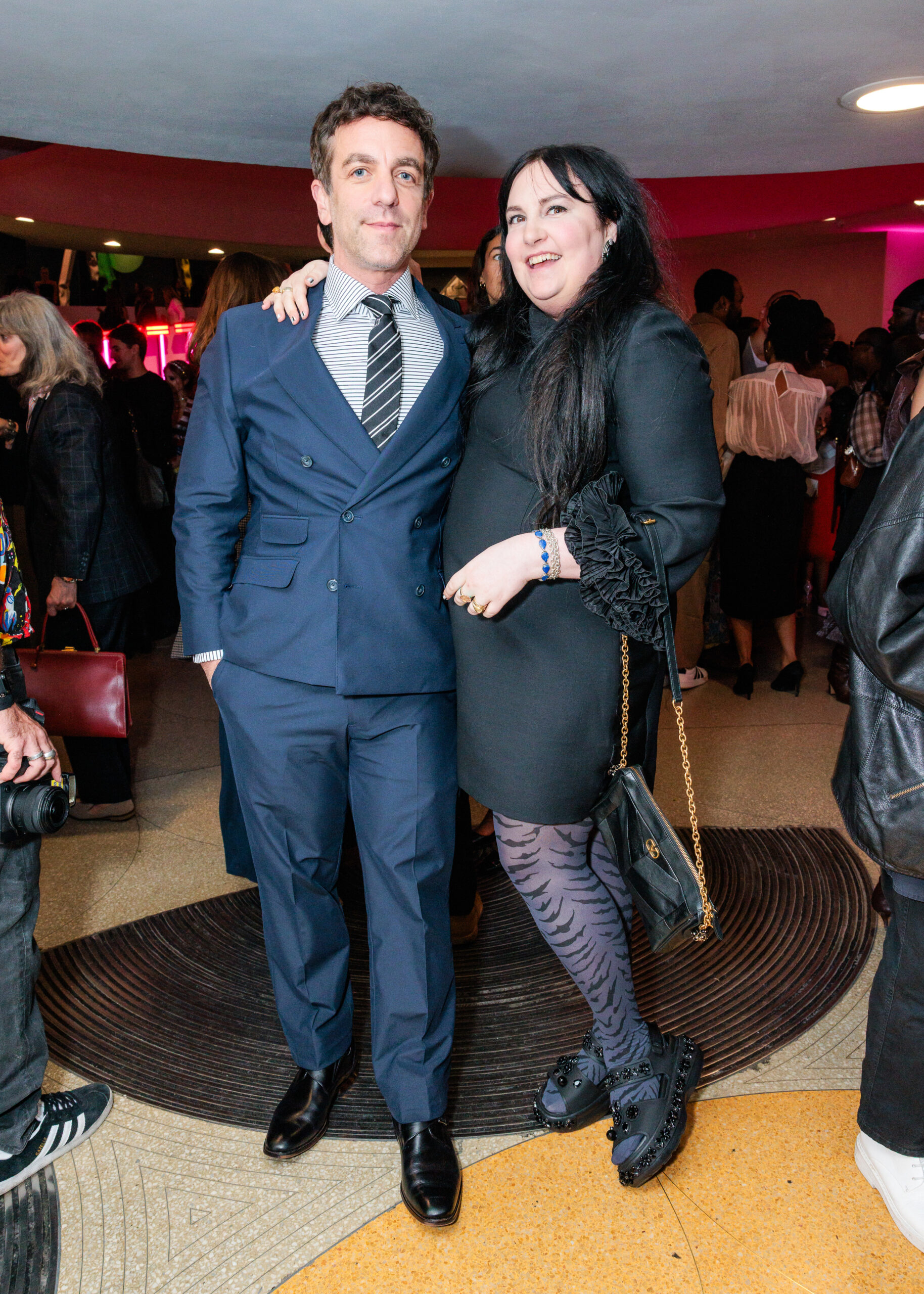B. J. Novak and Lena Dunham