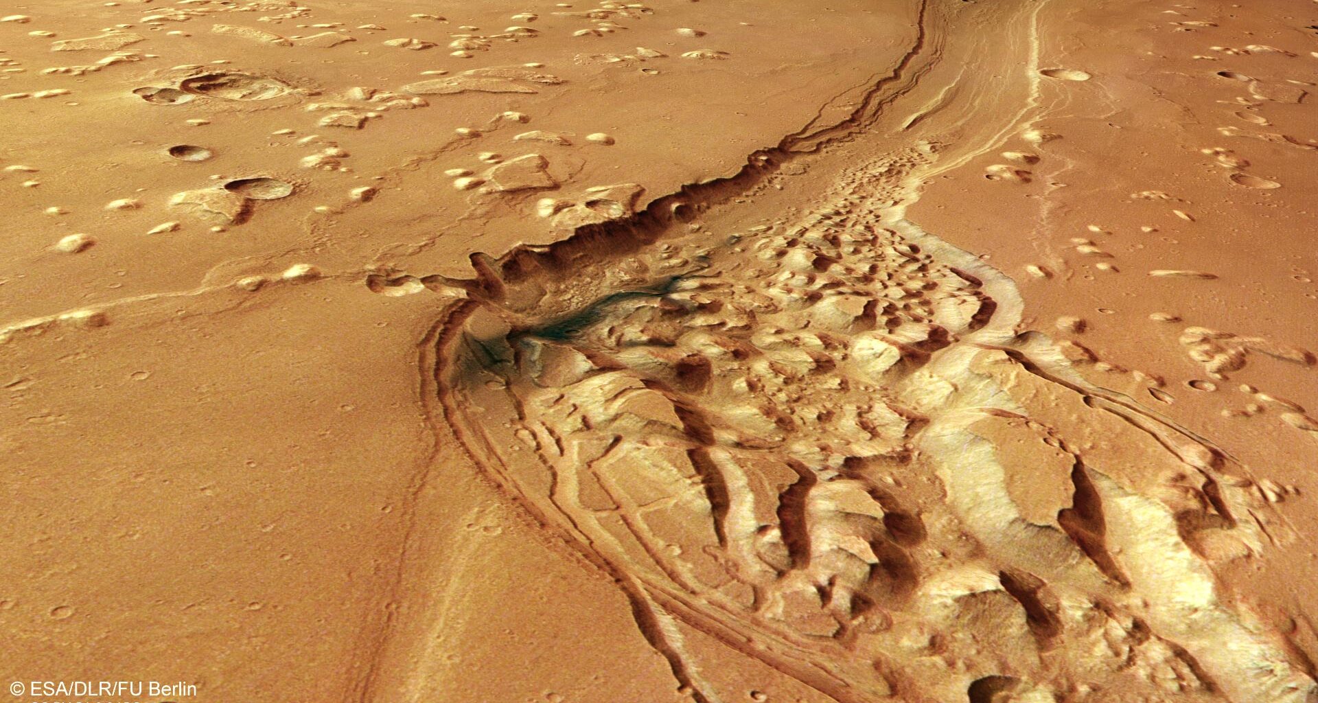 Mars Express Shalbatana Vallis