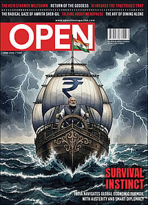 open magazine cover open magazine cover
