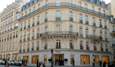The Dior store on Avenue Montaigne in Paris.