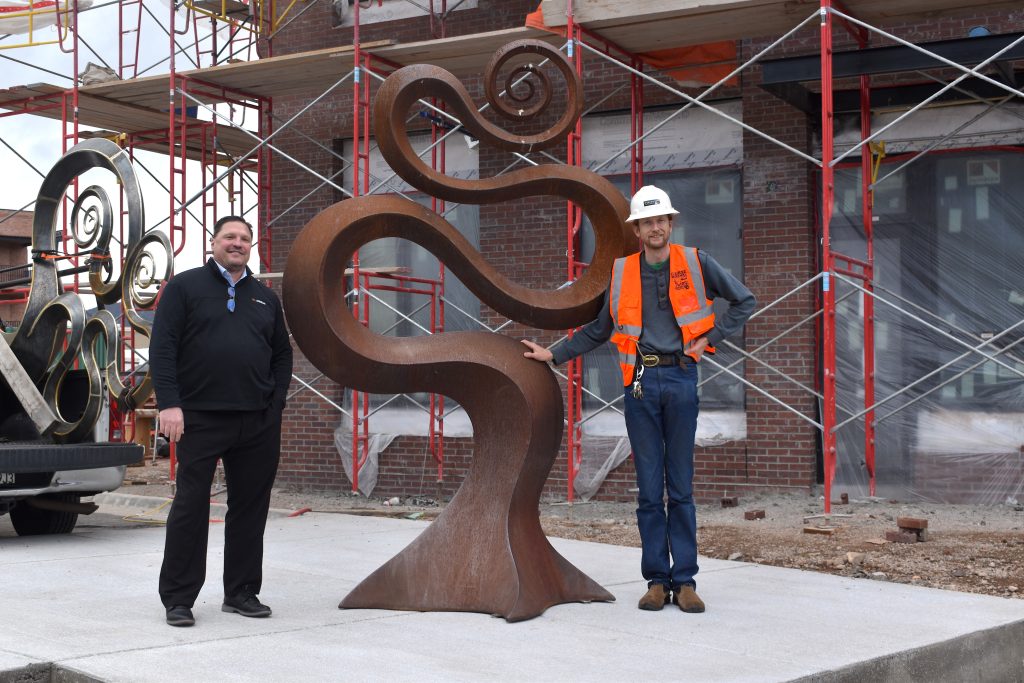 Sculpture from Carbondale’s 2025 Art Around Town exhibition finds new home with ANB Bank
