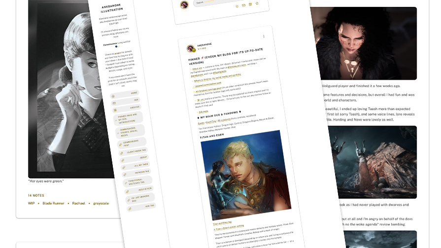 Tumblr pages