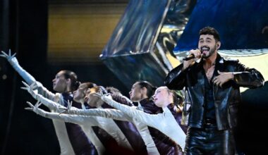 Four ejected from Eurovision after pro-Palestinian protest during Israel song