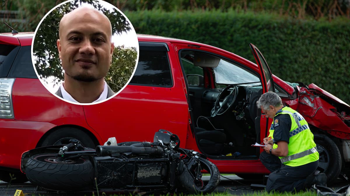 Woman accused of causing West Auckland crash that killed motorcyclist Sam Rasmussen takes the stand