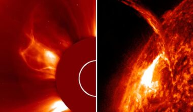 Sun unleashes colossal solar flare and coronal mass ejection, raising the chances of northern lights this week
