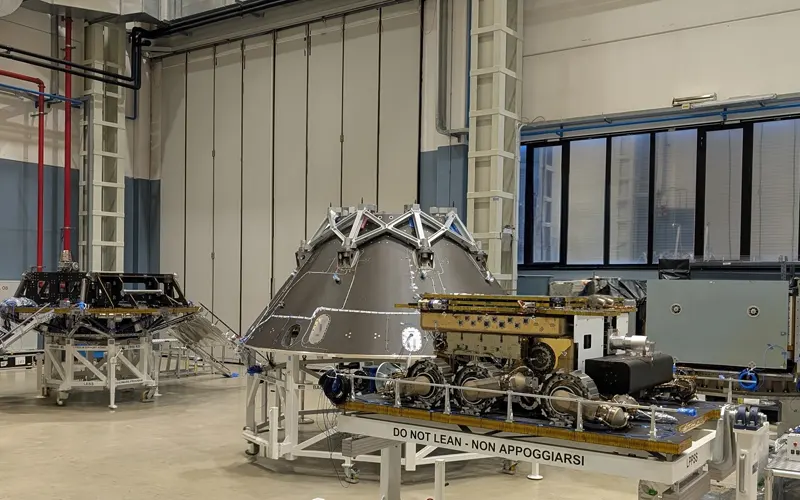 Thales Alenia Space has shipped structural models for ESA’s ExoMars mission to Cannes for vibration and acoustic testing.