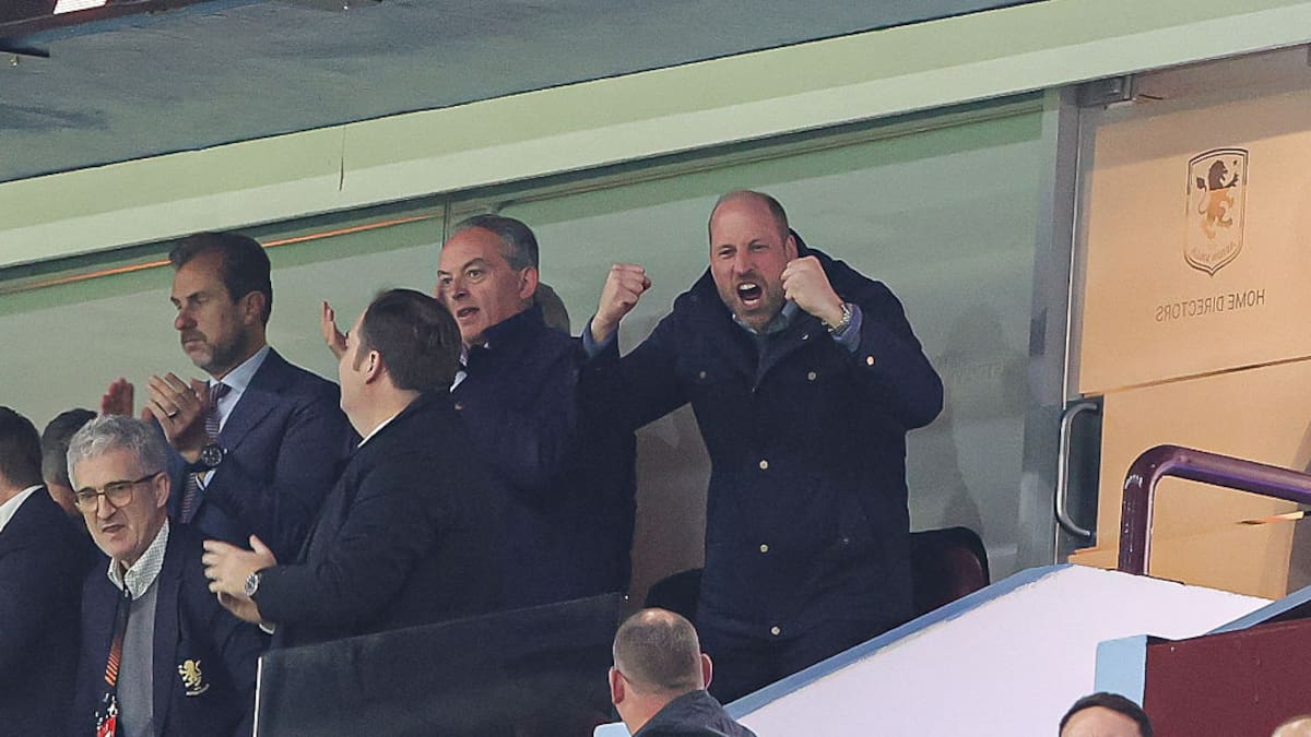 Prince William celebrates as Aston Villa book spot in Europa League final