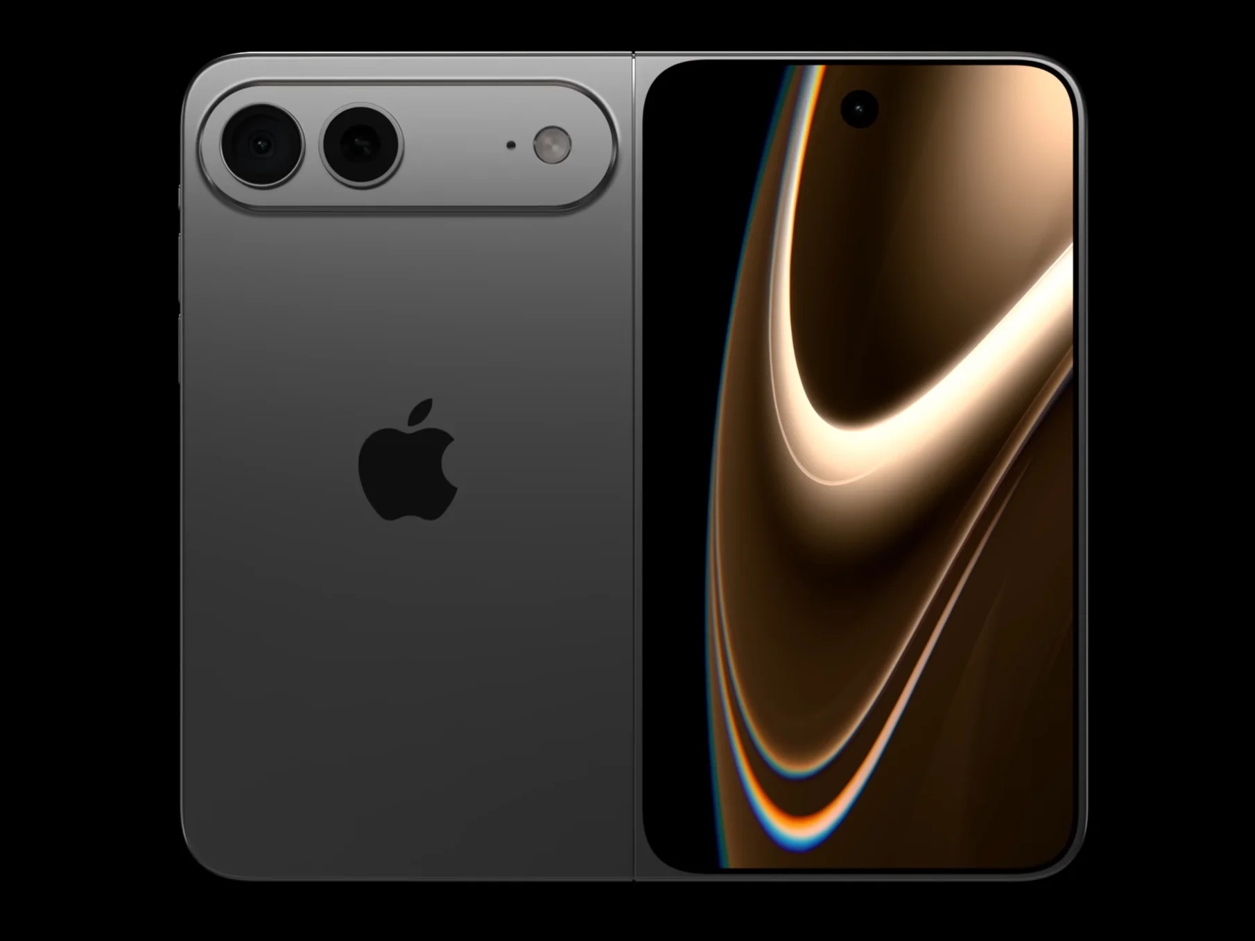 Render of foldable iPhone Ultra