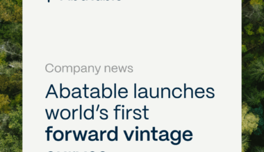 Abatable launches world’s first VCM vintage forward curves