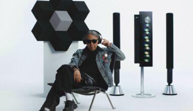 Hiroshi Fujiwara reinterprets Bang & Olufsen’s iconic designs to redefine living room luxury in liquid black