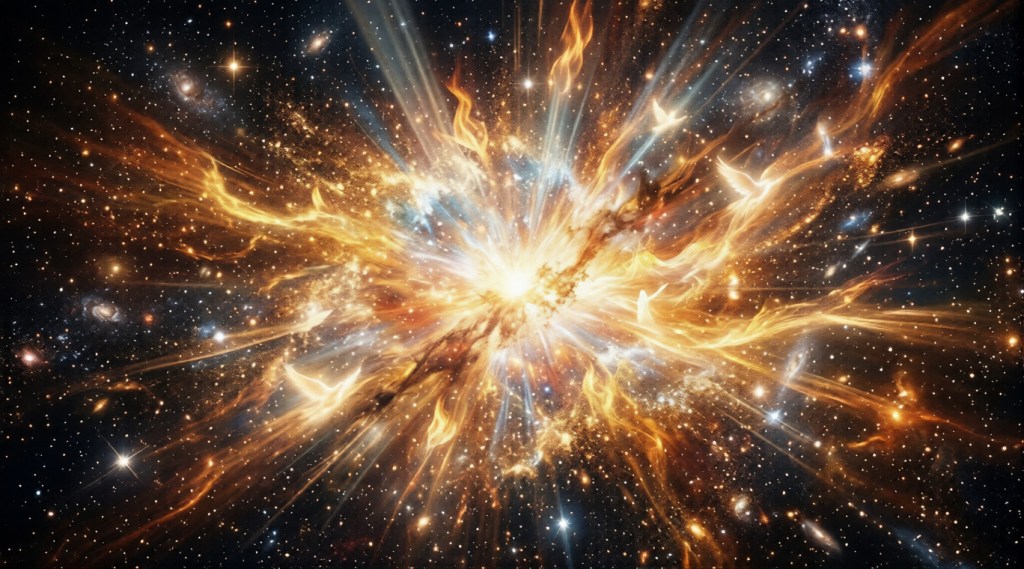 The Big Bang didn’t happen millions of years ago: it’s happening right now