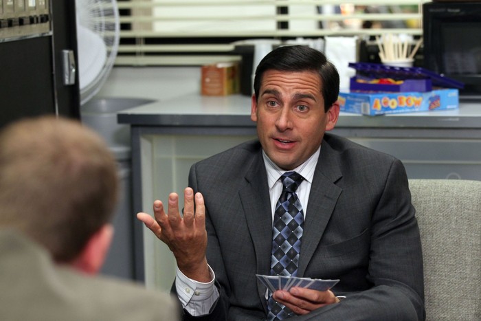 The Office Steve Carell as Michael Scott in The Office.