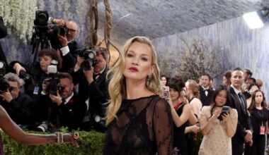 Kate Moss Returns to the Met Gala 2026 in Sheer Saint Laurent
