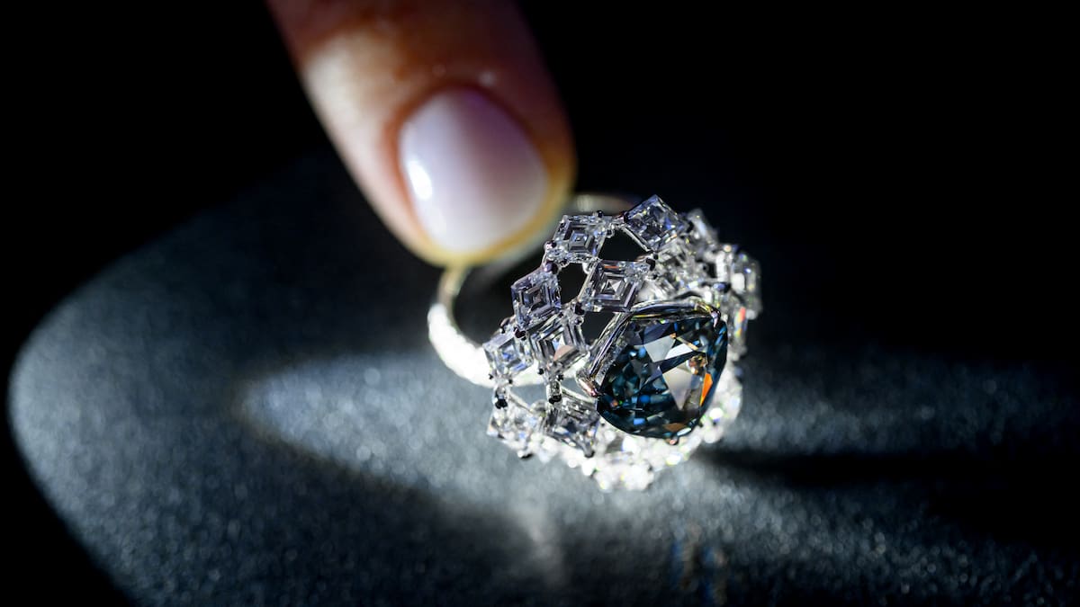 Rare ‘Ocean Dream’ blue-green diamond sells for $28m at auction