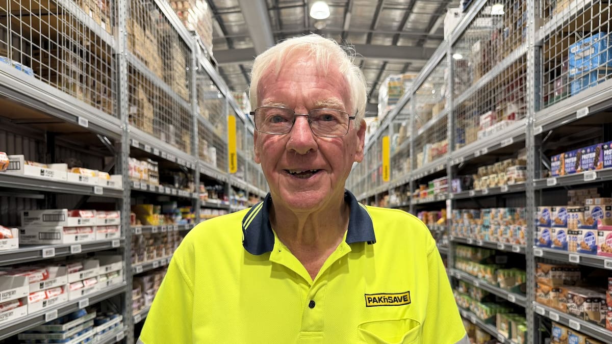 On The Up: Oldest Pak’nSave worker, 88, plans to keep working in Napier