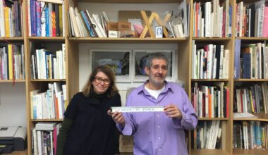 Florence Bonnefous and Edouard Merino, Commercial Break by François Curlet, 2016