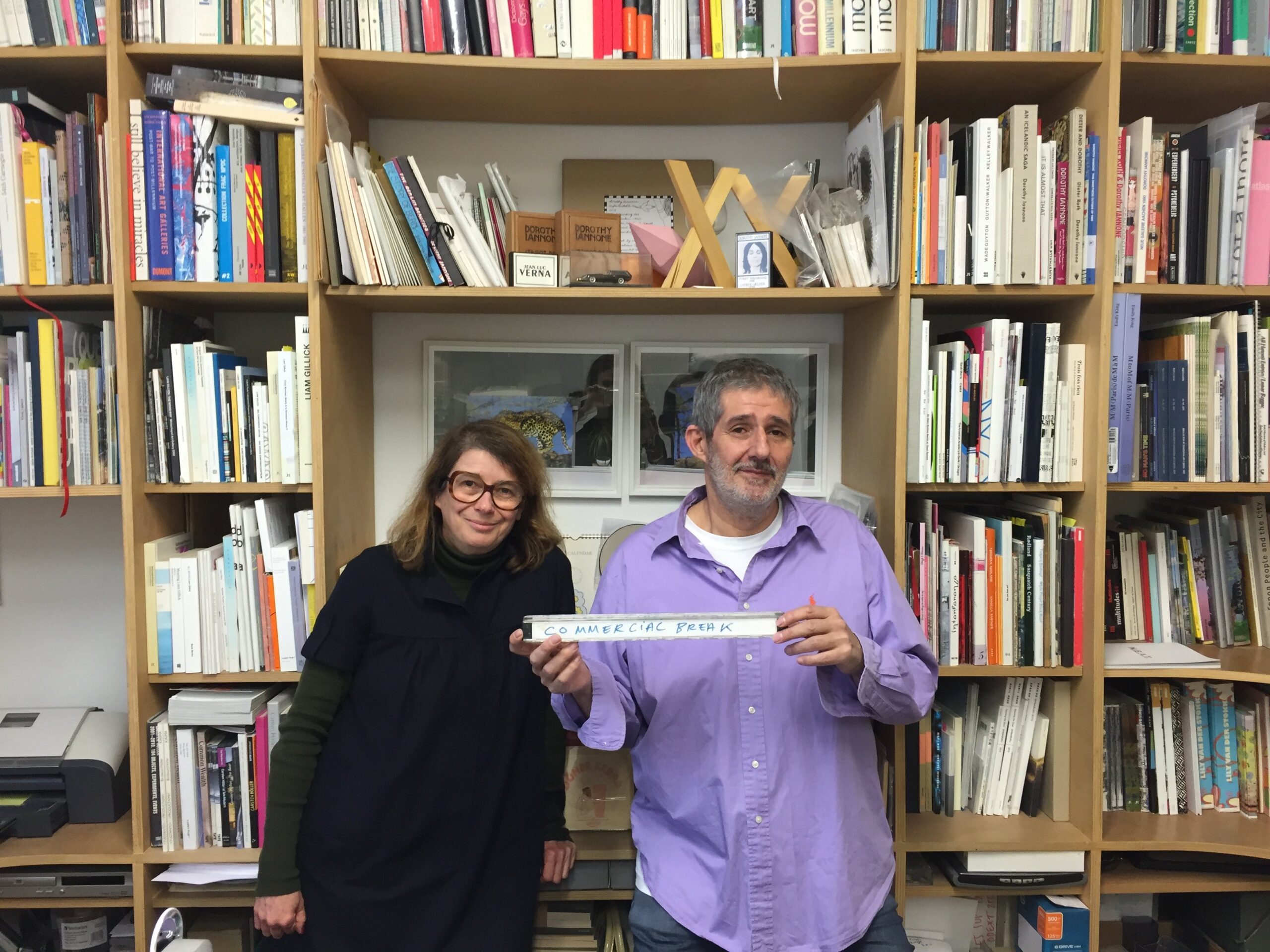 Florence Bonnefous and Edouard Merino, Commercial Break by François Curlet, 2016