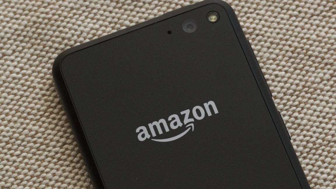 The original Amazon Fire Phone.