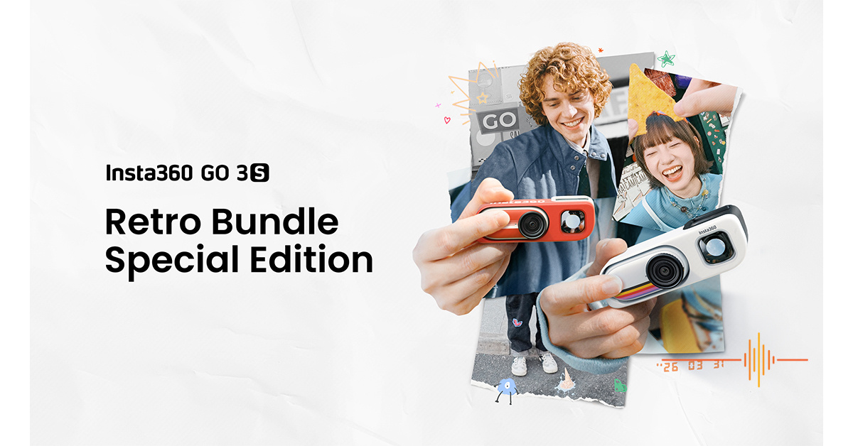 Insta360 GO 3S Retro Bundle Launches in Australia with Vintage Camera Styling