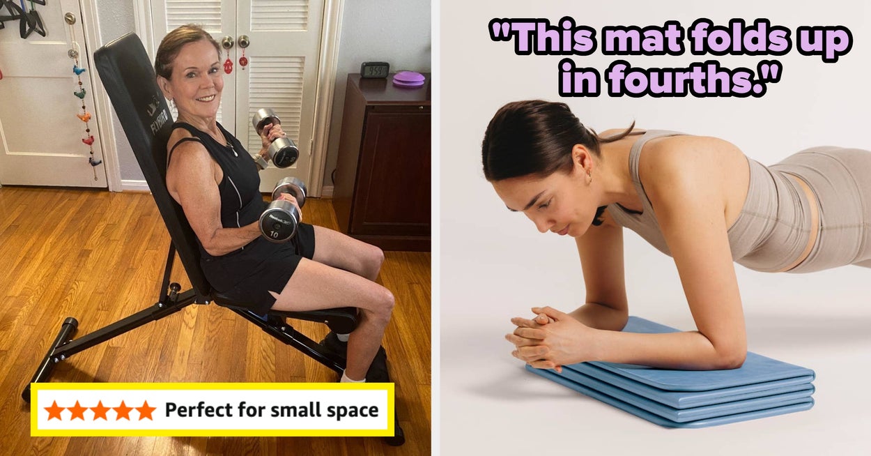 27 Space-Saving Home Gym Products For Apartments