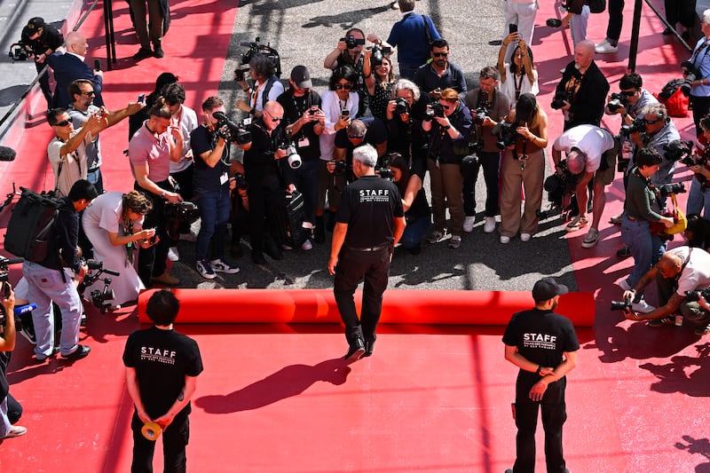 The opening ceremony of this year’s Cannes film festival was a confusion of glamour. Photograph: AFP via Getty Images