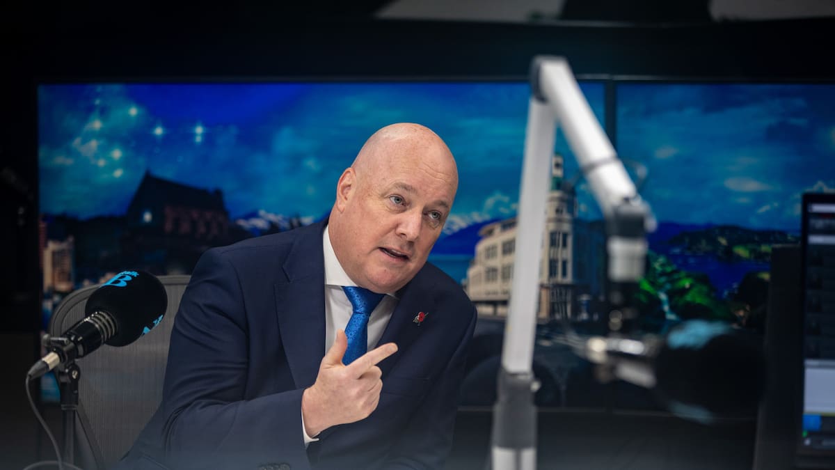 Christopher Luxon back from Singapore and in studio with Mike Hosking after food-for-fuel deal signed