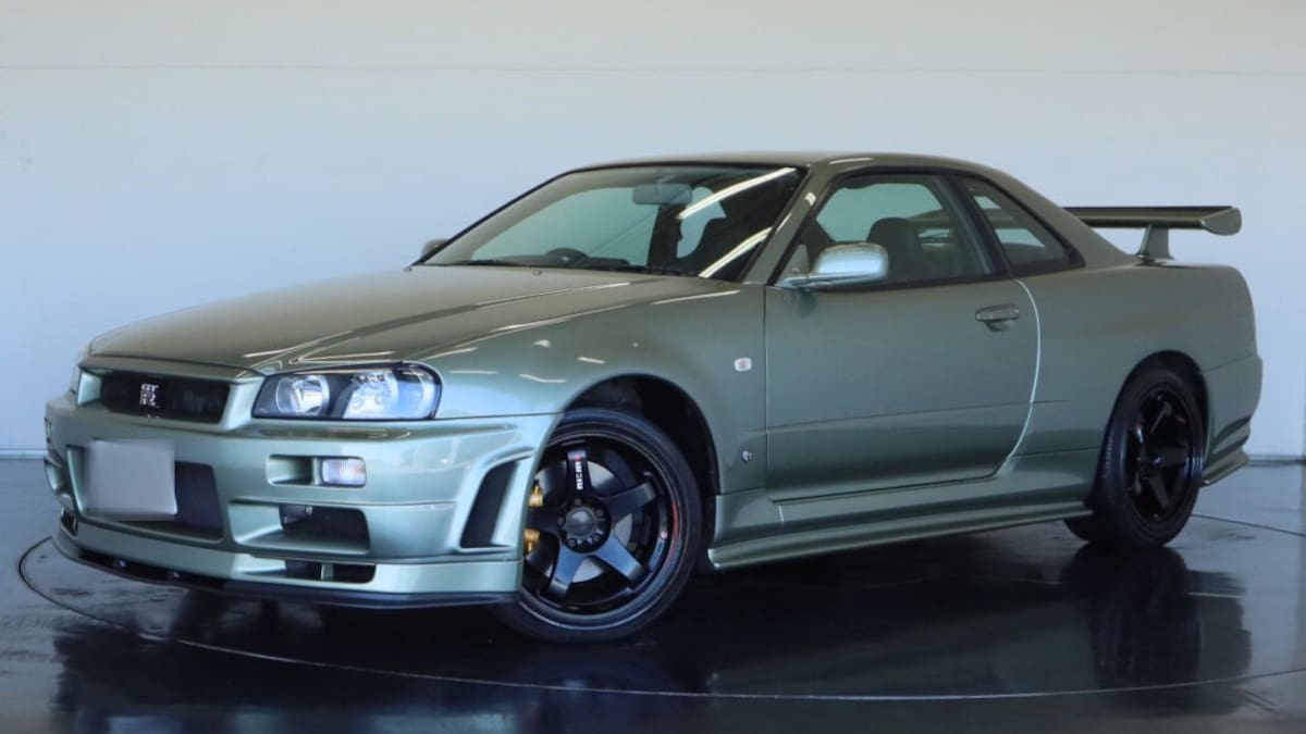 Million-dollar motor: ‘Extremely rare’ Nissan R34 Skyline GT-R purchased by NZ importer
