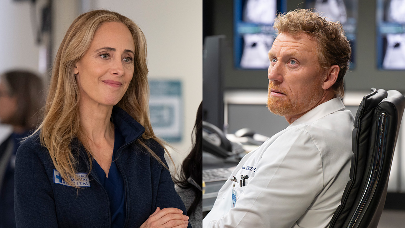 Kim Raver and Kevin McKidd in Greys Anatomy