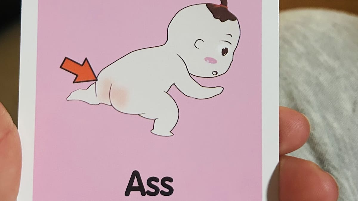 ‘A is for Ass’: Temu flashcards give Hawke’s Bay mum and toddler a cheeky surprise