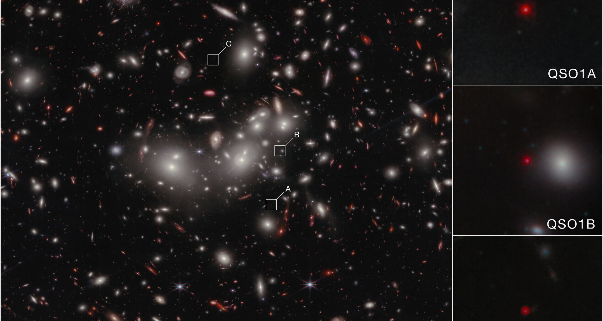 Little Red Dot Abell2744-QSO1 (NIRCam Image)