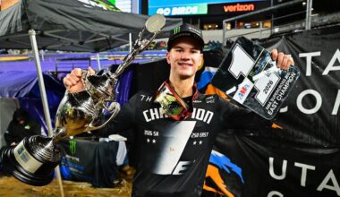 Cole Davies wins AMA Supercross 250MX East title after injury comeback
