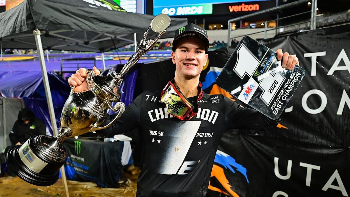 Cole Davies wins AMA Supercross 250MX East title after injury comeback