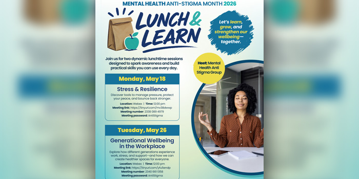 Mental Health Sessions On May 18 And 26