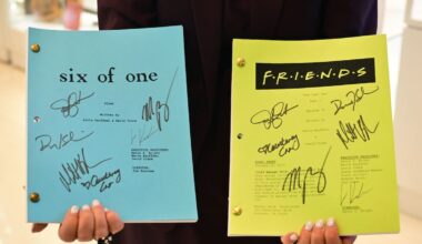Matthew Perry’s personal belongings to be auctioned, including signed Friends scripts
