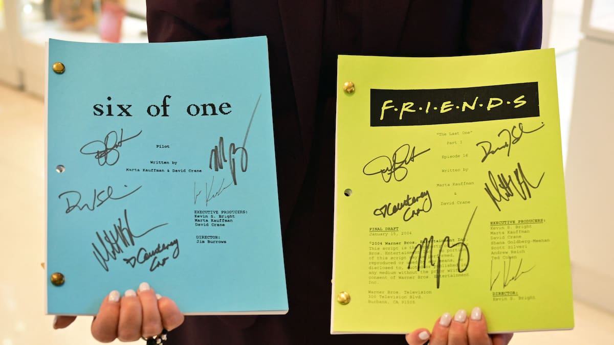Matthew Perry’s personal belongings to be auctioned, including signed Friends scripts