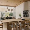 © Studio Periphery Node House / Ming Architects - Interior Photography, Dining room, Wood, Table, Chair