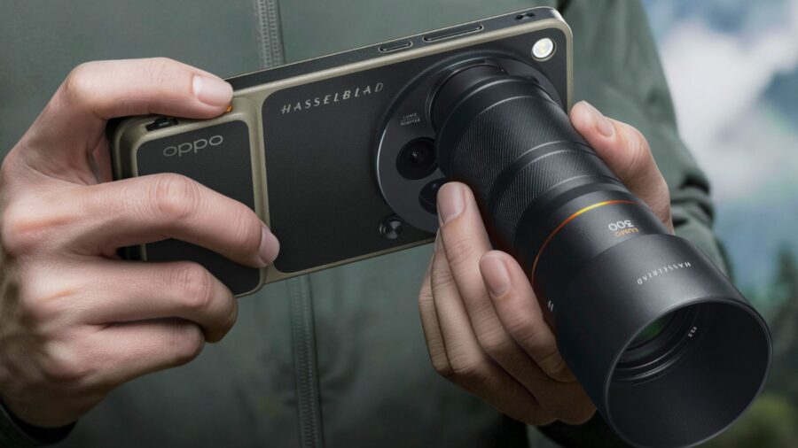 The optional 300mm lens