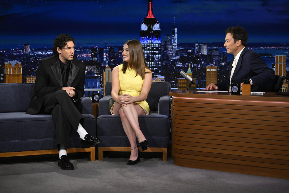 First Look: "Off Campus" Stars Belmont Cameli, Ella Bright Appear On "Tonight Show Starring Jimmy Fallon"