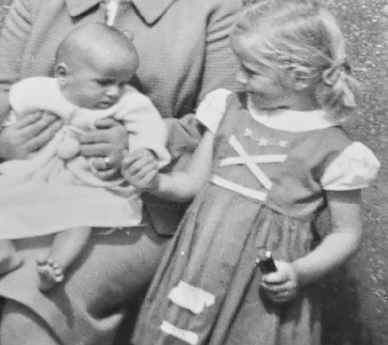 Emily and Brian O'Reilly on the day of his Christening