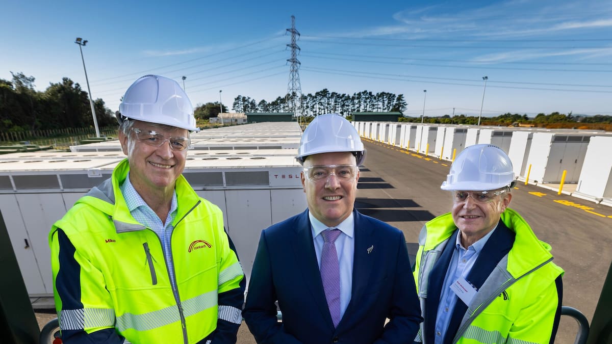 Contact Energy opens $151m Glenbrook grid battery to boost winter energy security
