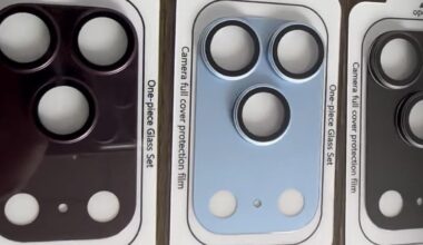Photos of iPhone 18 Pro camera covers give us a better look at the new colors from Apple