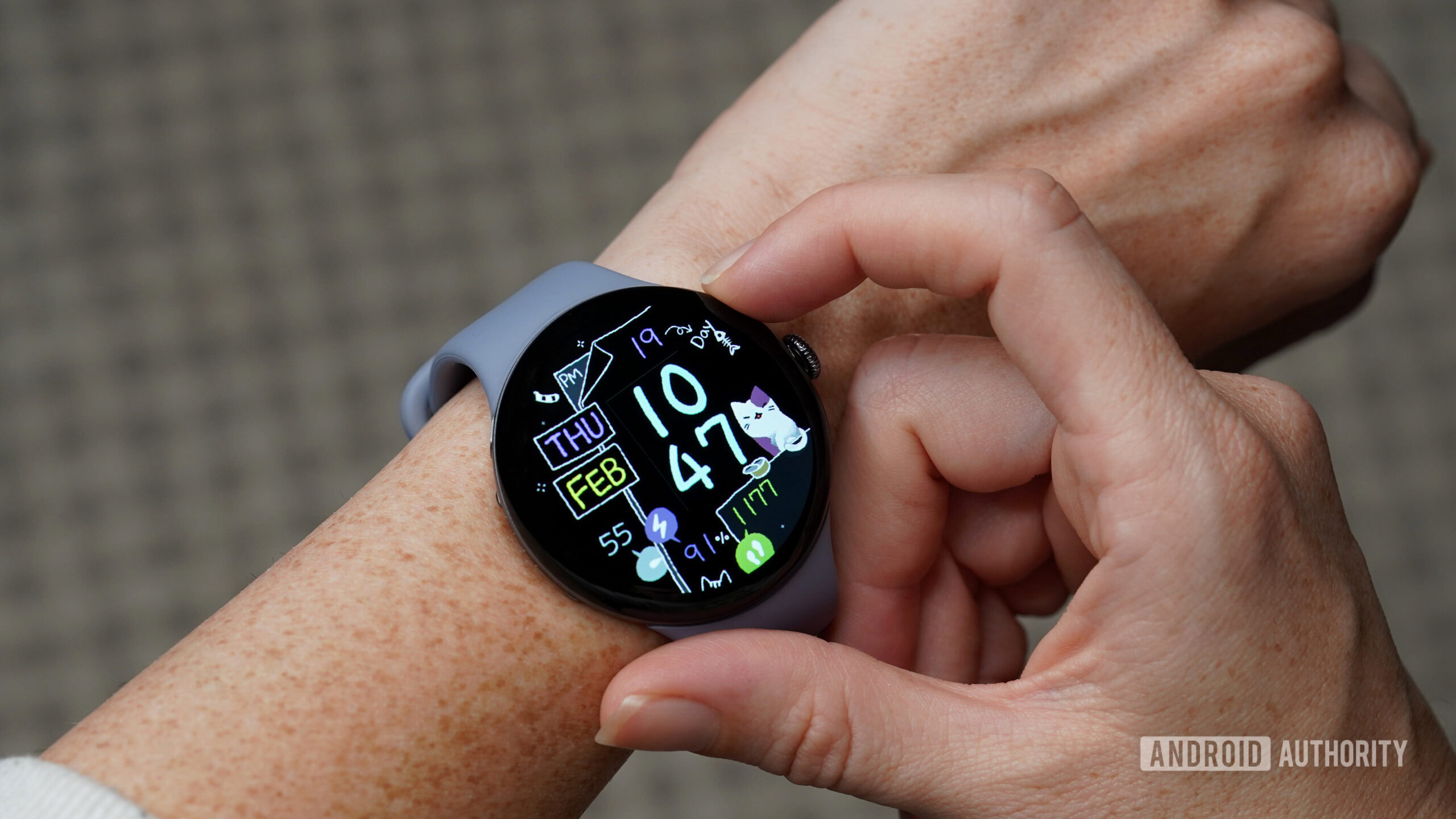 Pixel Watch 4 FishCat Face