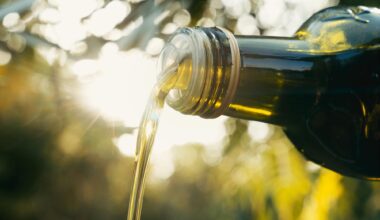 Pouring Olive Oil Bottle