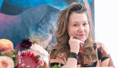 At Luckygirl Gourmet Gallery, Art Leads and Snacks Follow