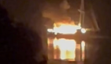 Police investigate boat fire in Auckland’s Waitematā Harbour