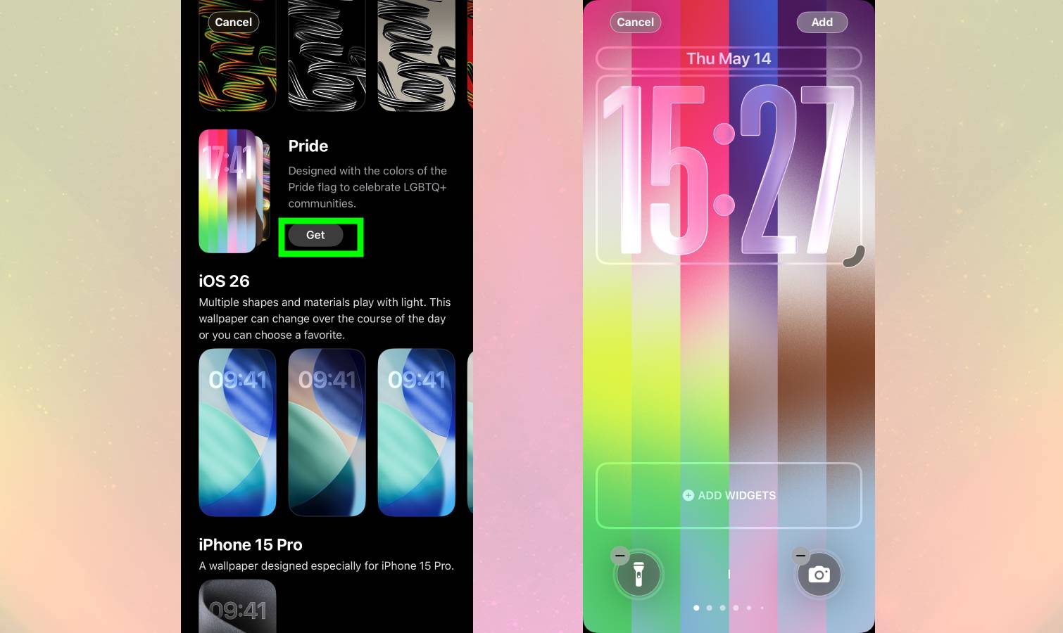 iOS 26.5 luminance wallpaper