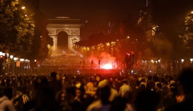 PSG v Arsenal Champions League final: Hundreds arrested as clashes erupt in Paris after Paris Saint-Germain victory