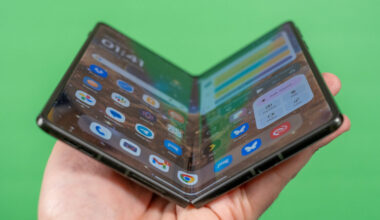 Razr Fold in hand open