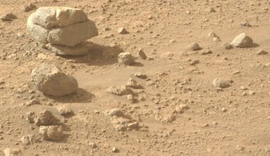 Strange stacked stones spotted on Mars photo of the day for May 21, 2026